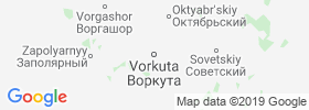 Vorkuta map